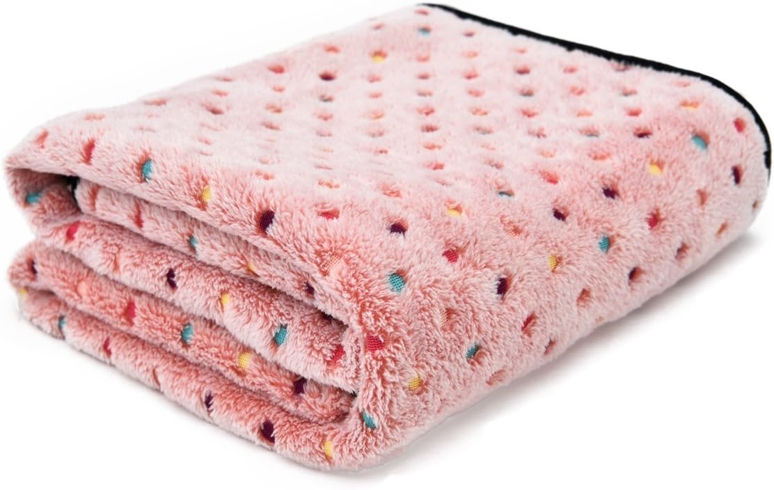 pink dog blanket