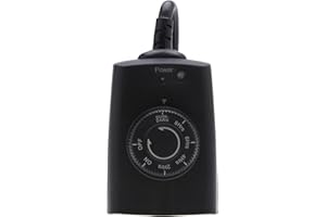 NSi Industries TORK 652B Outdoor Heavy-Duty 15-Amp Photocell Controlled/Light Activated Mechanical Plug-In Timer With 6 1/2-Inch Cord - Compatible With Incandescent/Compact Fluorescent/Led – Ideal for Halloween Decorations
