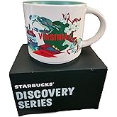 Starbucks Discovery Series Virginia Ceramic Coffee Mug 14oz with Gift Box