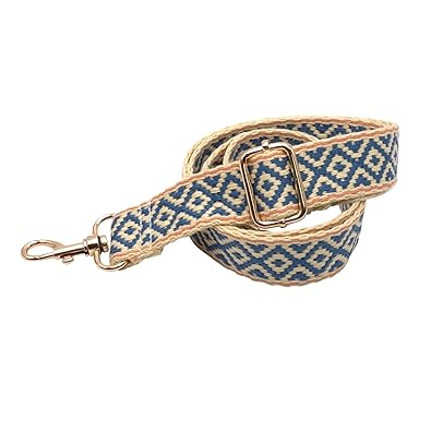 BENAVA Taschengurt Verstellbar - Stilvoller Crossover Schultergurt mit Karo Muster - BOHO Tragegurt - Zubehör für alle Schult