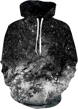 black graphic hoodies