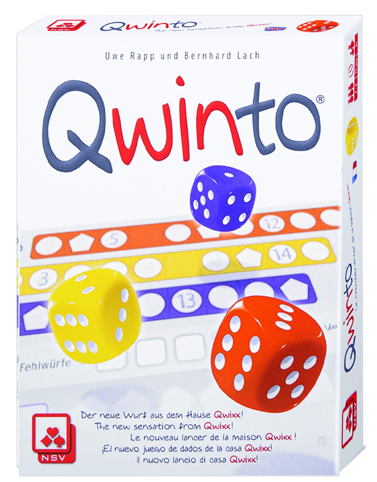 NSV - 4038 - QWINTO - International - dice game