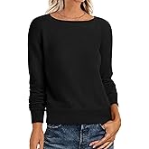 ANRABESS Womens Long Sleeve Rolled Neck Casual Soft Lightweight Basic Pullover Sweater Top 2025 Fall Shirt Work Outfits
