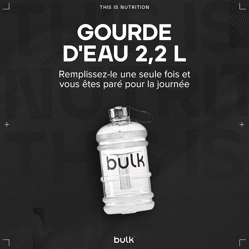 Gourde D'eau, Gourde de Sport, Clair, 2,2 Litres