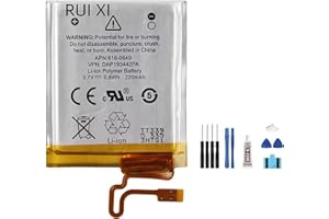 RUI XI Battery compatible for iPod Nano7 Nano 7 7th Gen Generation MP3 Li-Polymer Nano7 Nano 7 A1446 616-0640 3.7V 220mAh Bat