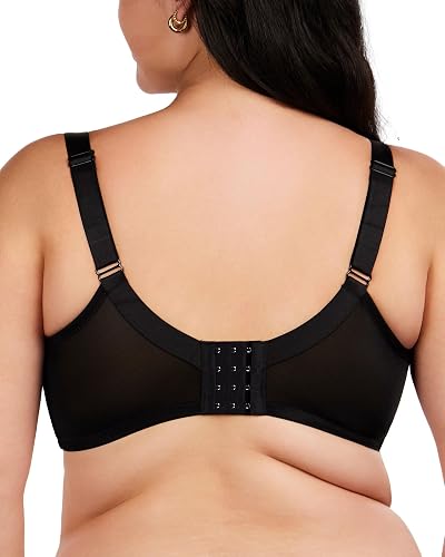 HSIA Minimizer Bras For Women, Full Coverage Underwire Lace Bra - Plus Size Support For Heavy Breasts, Balsam Blue, 36DD