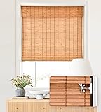 LazBlinds No Tools No Drill Cordless Bamboo Roman