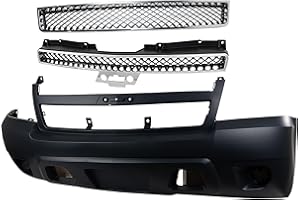 Garage-Pro Front Bumper Cover KIT For Chevrolet Tahoe 2007-2014, Avalanche 2007-2013, Suburban 1500, Suburban 2500, Models Without Off Road Package, Primed, 2007 Chevy Tahoe Accessories