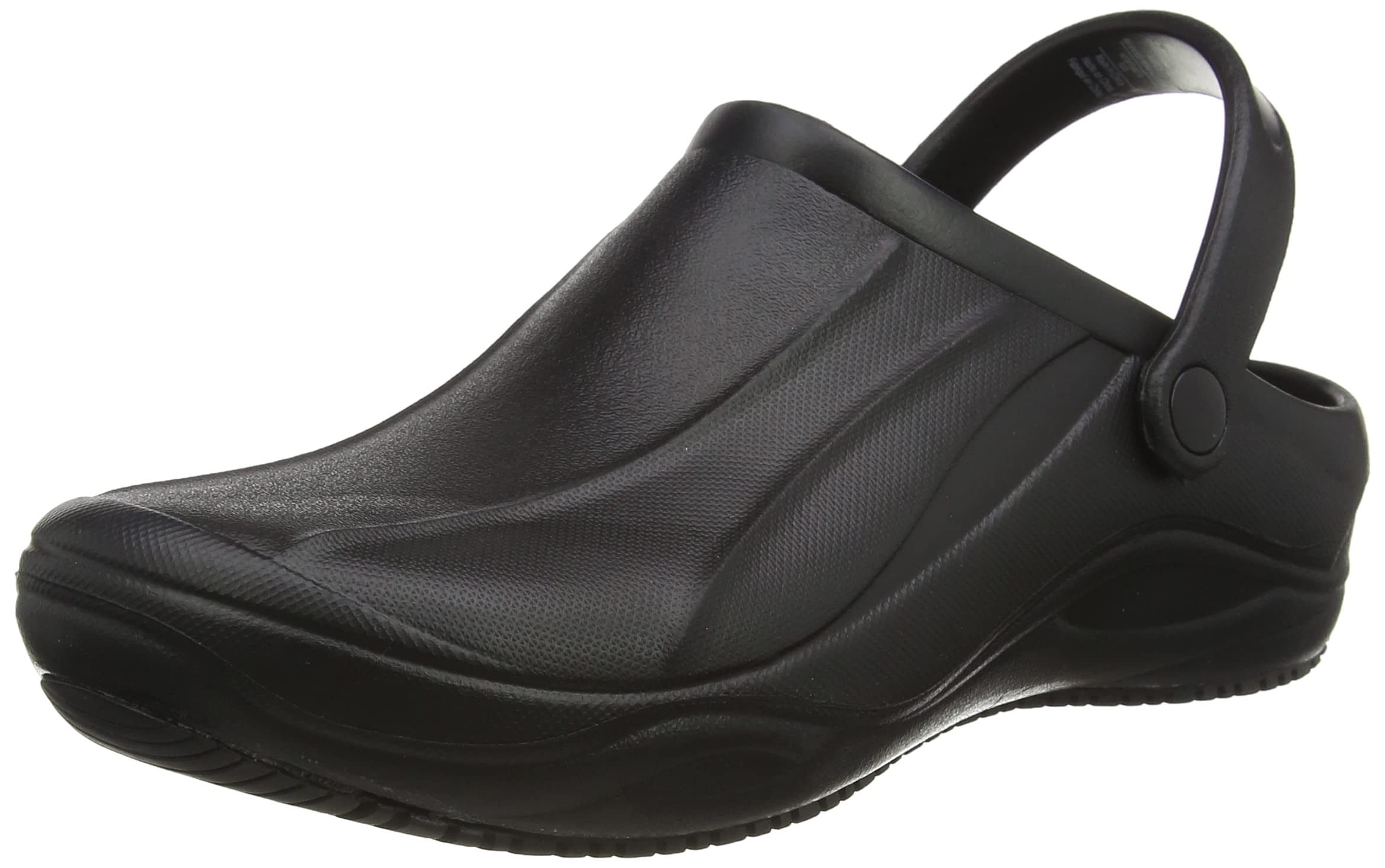 Safety Jogger Clogs for Women - Lightweight Work Shoe for Men, Ideal for Hospital, Kitchen or Garden, UK 8 EU 42, Oxypas Smooth Black