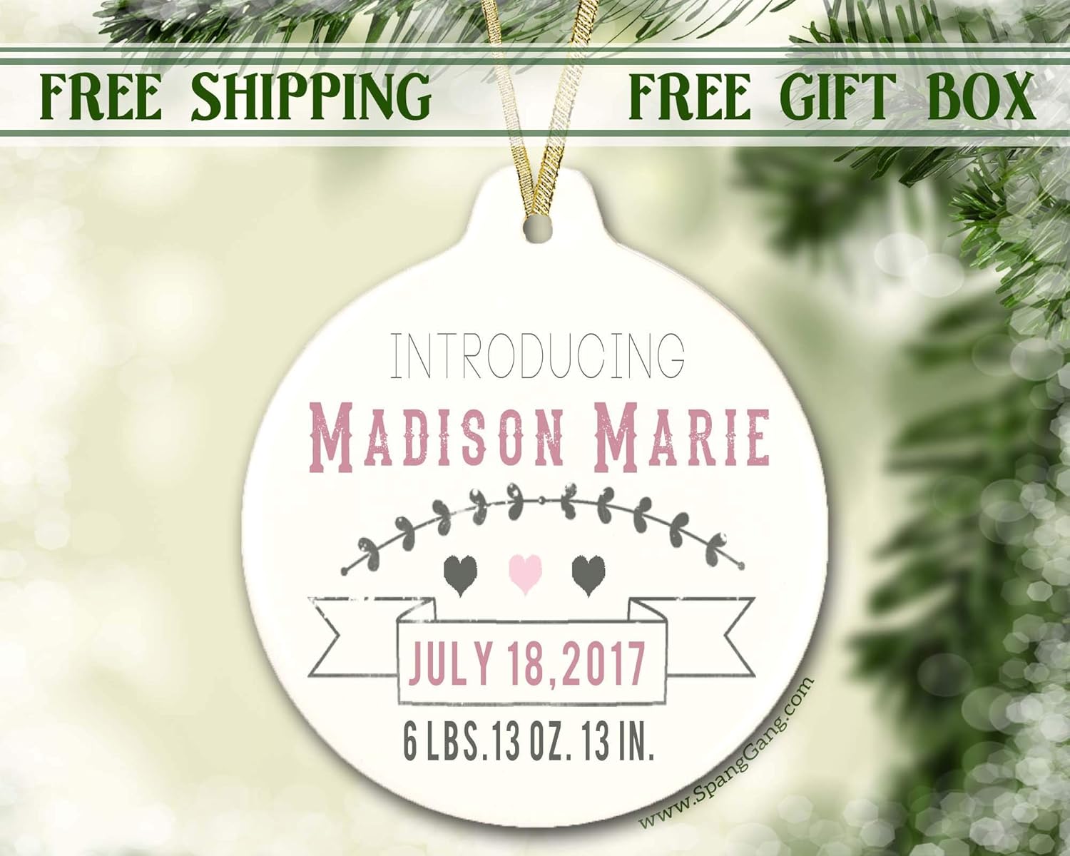 baby keepsake ornament