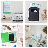 ZCZN A4 Clipboard with Storage Green Plastic Clipboard Folder view 7