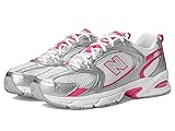 New Balance Unisex 530 Silver Metallic/Dragon Berry