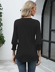 LOMON Business Casual Outfits for Women 3/4 Sleeve
