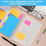 Thboxes 400 Pcs Sticky Notes Set Multicolor with PU Leather Cover view 4