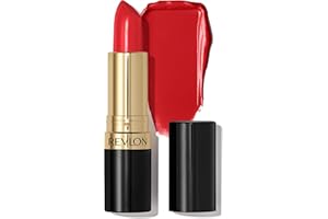 Revlon Super Lustrous Lipstick, Creamy Formula For Soft, Fuller-Looking Lips, Moisturized Feel, Love That Red (725), 0.15 oz