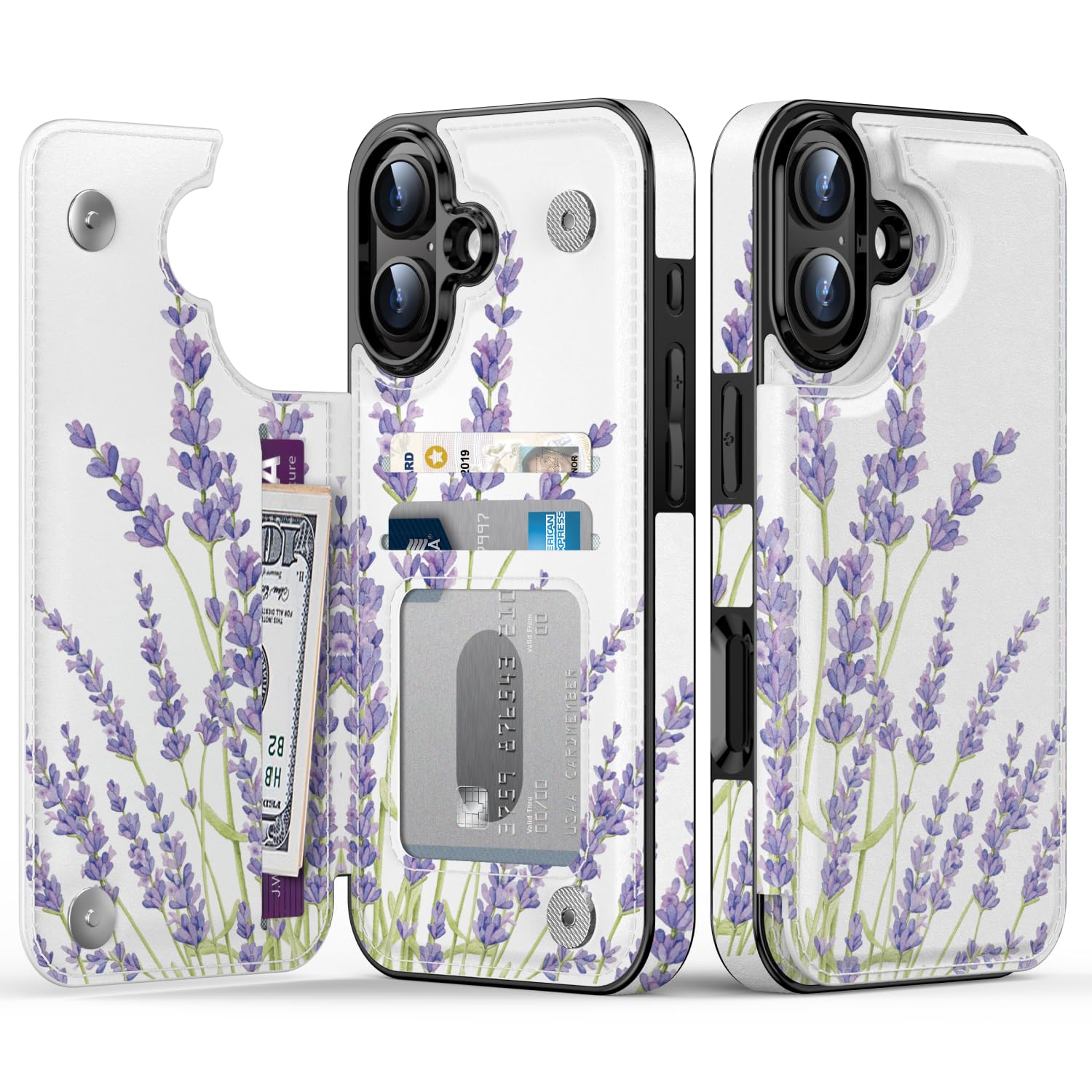 Goodon for iPhone 16 Case Wallet - Flip Folio