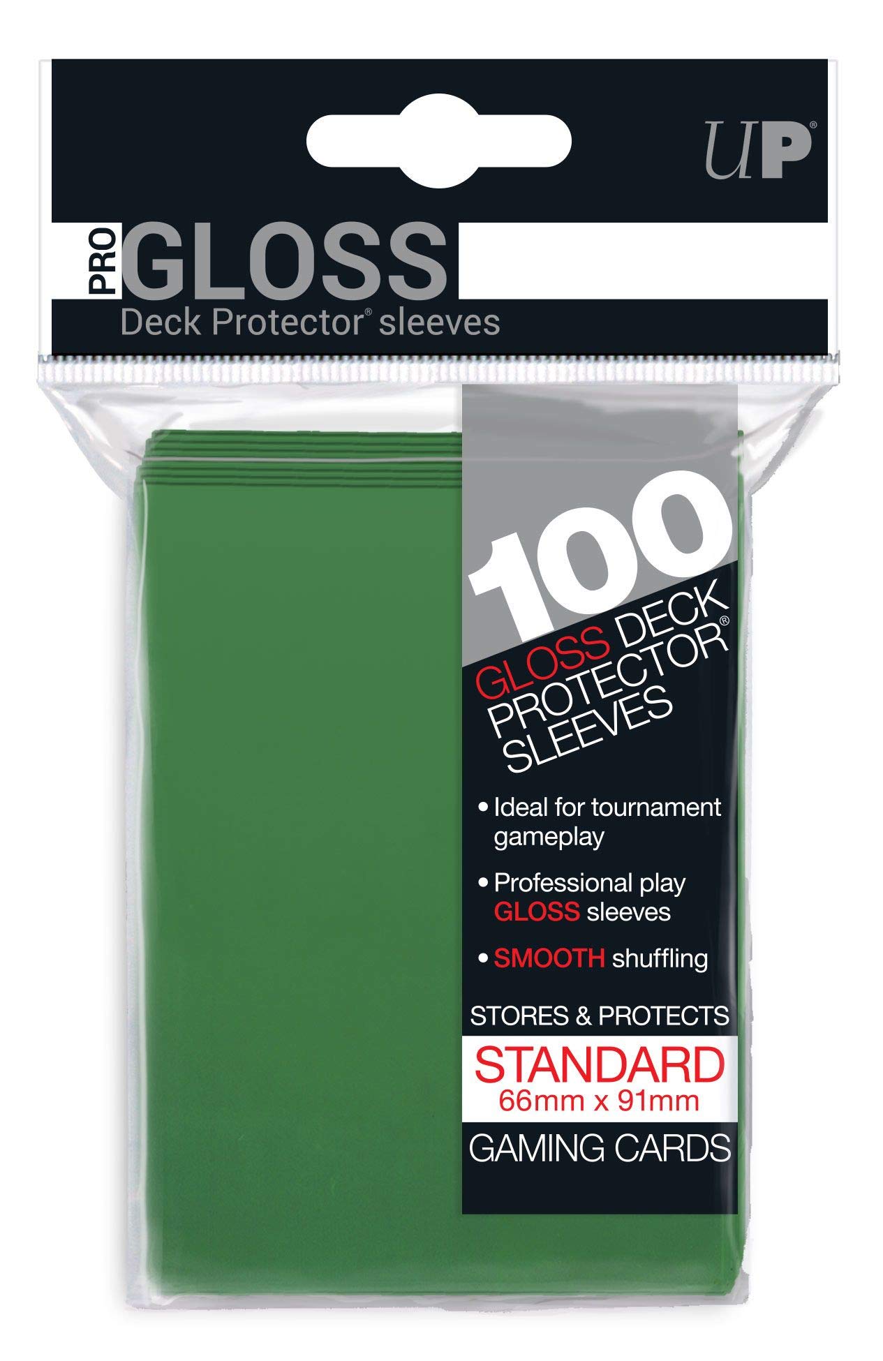 Ultra Pro SLEEVES Solid 100 Card Game (Green), 82693