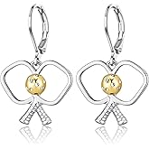 TALYKONG Pickleball Earrings for Wome Pickleball Jewelry Gifts for Women