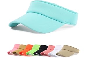 NTLWKR Sun Visor Hat Adjustable Velcro Outdoor Sports Cap for Men Women Adults