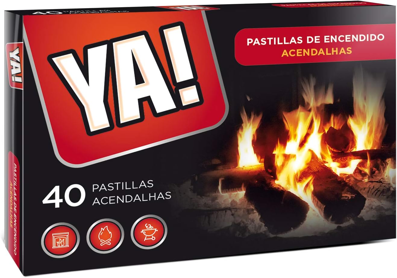 40 pastillas enciendefuegos YA! por sólo 0,94€ (en compra recurrente)