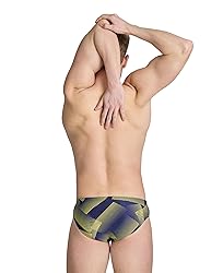 ARENA Men’s Swim Brief Halftone Team Print