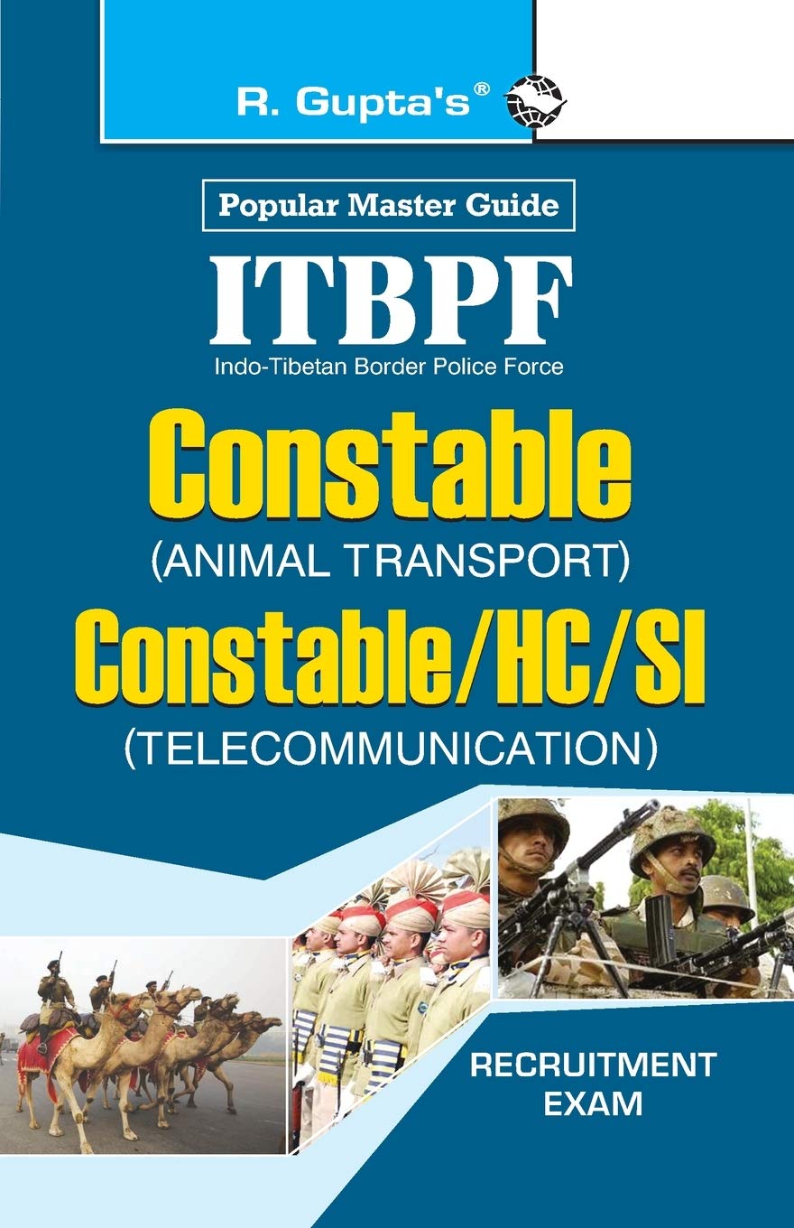 Itbpf Constable Animal Transport Constable Head Constable Sub Inspector Telecom Recruitment Exam Guide Rph Editorial Board 9789350121344 Amazon Com Books