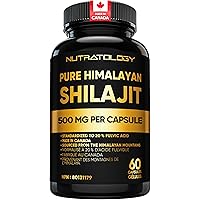 Back In Stock! Nutratology Pure Shilajit Capsules | 20% Fulvic Acid | High Potency & Purity - Sourced from the Himalayan Moun