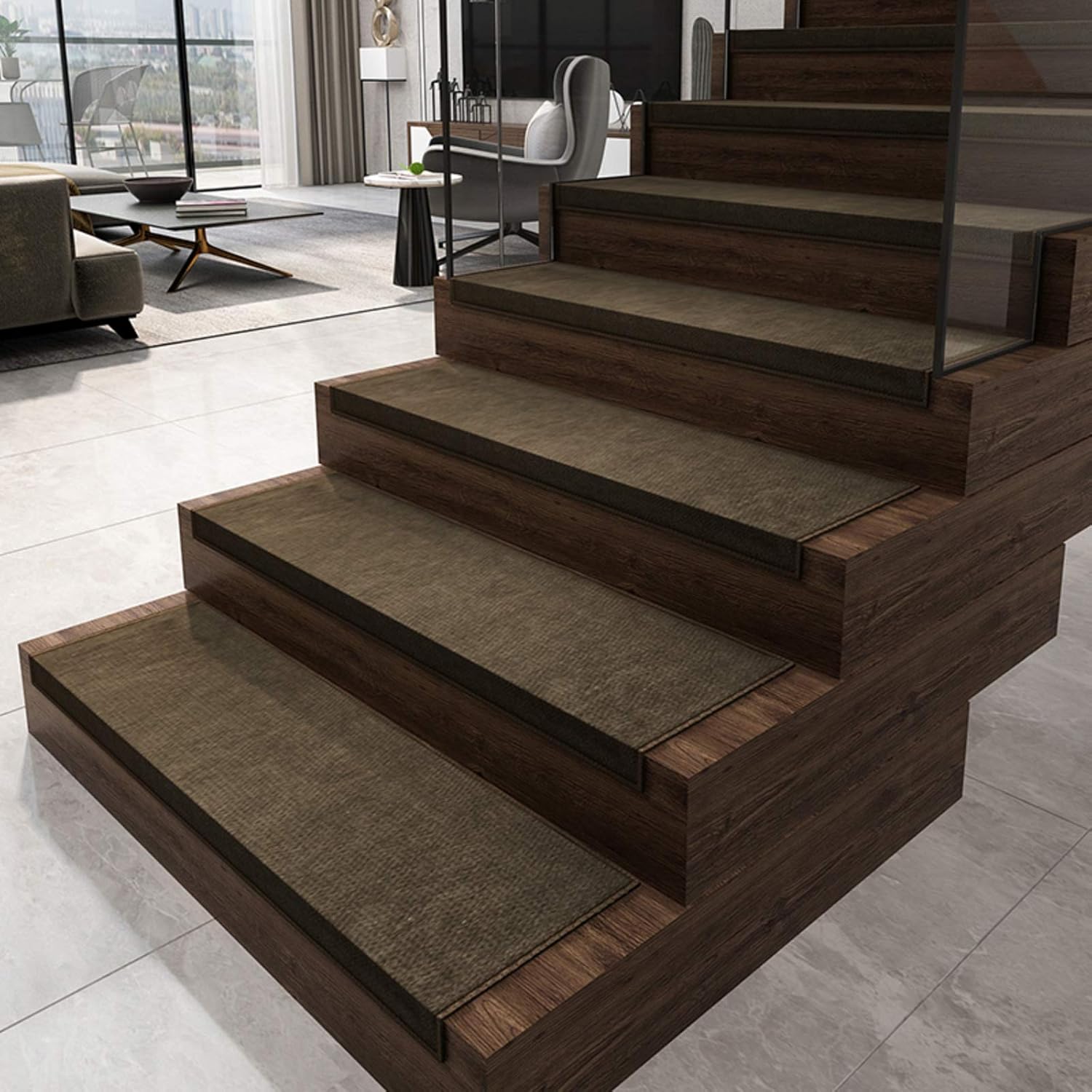 GJBHD Stair Treads Carpet,Notslip Indoor Stair Runners For Wooden