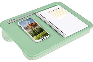 LAPGEAR Compact Lap Desk - Fits up to 15 Inch Laptops - Sage Green - Style No. 43121
