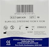 (BOX OF 10) SHB First Aid Burn Gel Dressing 10cm x 10cm Medium view 4