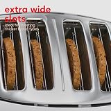 Russell Hobbs Honeycomb 4 Slice Toaster White Textured 1500W 6 Browning view 6