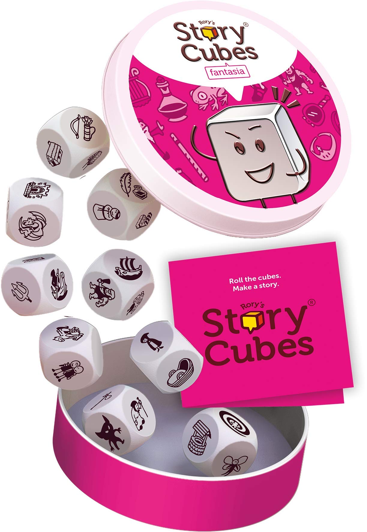 Asmodee (Amazon Exclusive) Rory's Story Cubes Eco Blister Fantasia, Multicolor — image 1