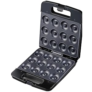 Lnrueg 12-Hole Mini Donut Maker - 1400W Electric Dessert Pancake Pan For Kids & Breakfast - View #5