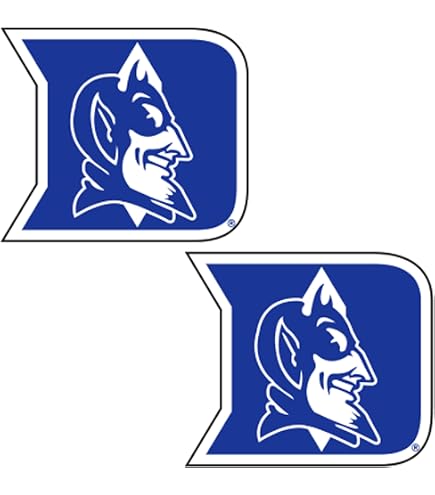 College Sports Decal Duke Blue Devils Script Car Decal - 4 Inch & 6 ...