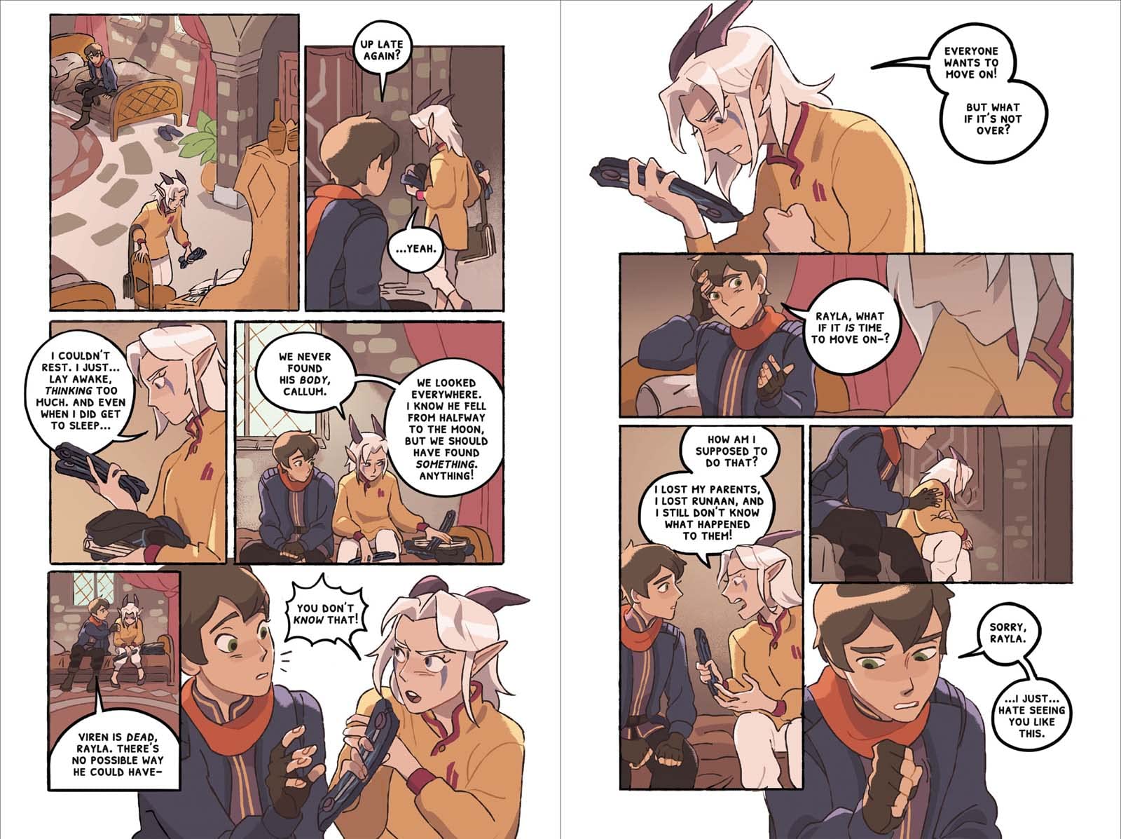 Through the Moon: A Graphic Novel (The Dragon Prince Graphic Novel #1)