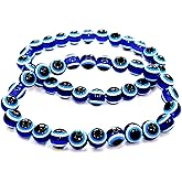 WEFRIN Evil Eye Bracelet Blue Beads Bracelet Turkish Lucky For Protection And Blessing Bracelet Christmas New Year Gifts For Women