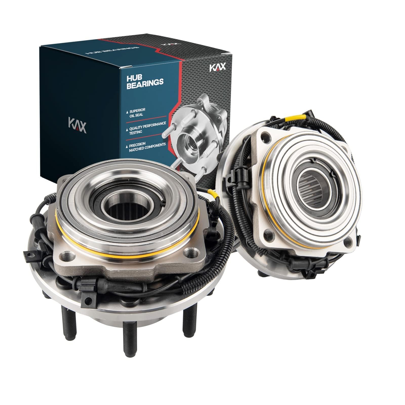 Photo 1 of KAX 515081 Front Wheel Bearing Hub Assembly for 2005 2006 2007 2008 2009 2010 F250 Super Duty/F350 Super Duty, SRW 8 Lug w/ABS, 2PCS I’m not a auto parts guy so what is in the picture is all that was in the box but it is in the picture is all that is in t