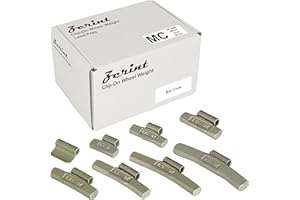 Zerint MC-M80 Lead Free Wheel Weight Kit MC Style 80pcs/kit, Grey 80pcs/kit: 1/4oz, 1/2oz, 3/4oz, 1oz 15pcs Each, 1 1/4oz, 1 