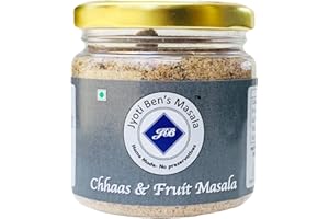 Jyoti Ben's Chaas (Buttermilk) | Fruit Masala 200g | Fresh & Natural | Ready to Sprinkle | Chhach Masala Powder | No Artificial Colour & Flavour Added |