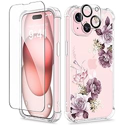 GVIEWIN 3 in 1 Designed for iPhone 15 Plus Case 6.7