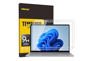 (2 Pack) Adeway Microsoft Surface Laptop 5/4/3 Screen Protector 13.5 inch, Anti Fingerprint, High Sensivity, Easy Installatio