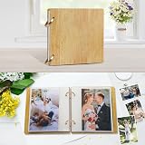 ZEEYUAN 6x4 Slip In Photo Album Frame 60 Pockets MDF Desk Calendar Style view 3