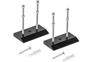 YHNTGB 2 Pack Skateboard Wall Mount with Installation Screws Skateboard Display Mount Skateboard Hanger for Safely Store and Display Your skis Snowboards Scooters longboards and More