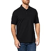 Karl Lagerfeld Mens Straight Collar Chest Logo Short Sleeve Contrast Trim Polo