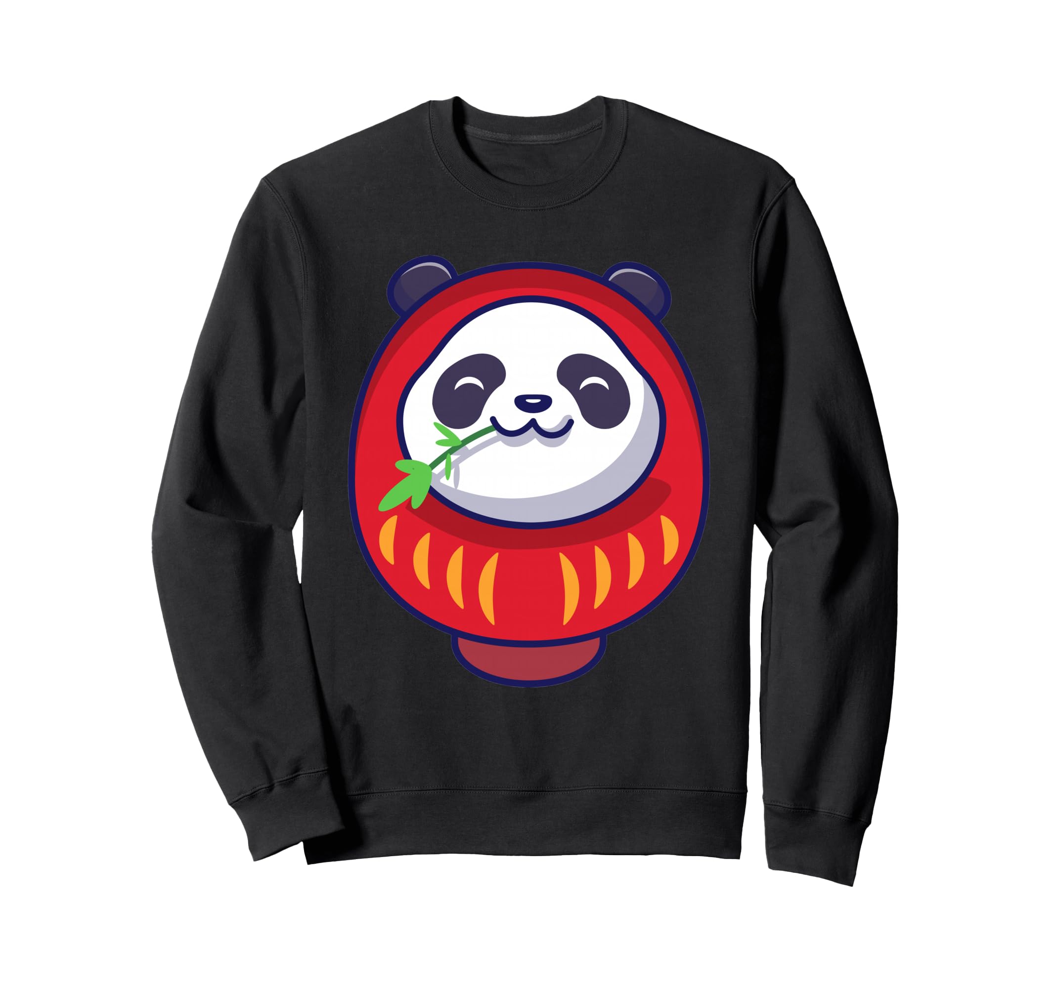 Japanese Daruma Doll Japan Cute Kawaii Panda Bear Sweatshirt