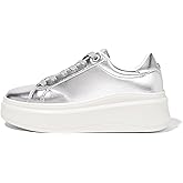 LUCKY STEP Women's Platform Fashion Sneakers Faux Leather Classic Tennis Shoes Low Top Casual Walking Shoes