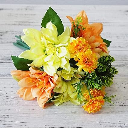 Gvhgv Bouquet De Fleurs Artificielle Fleur De Mariage Fleur