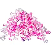 WRAPAHOLIC 12-Count Self-Adhesive Curly Bows Gift Wrap Accessory - Metallic Purple/Pink/Hot Pink Curly Bows, Perfect for Christmas, Birthday, Holiday, Party Favors Decorations