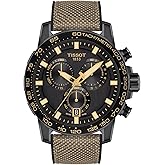 Tissot Supersport Chrono, Swiss Quartz Chronograph, 45.5mm, Black Dial, Men's Watch