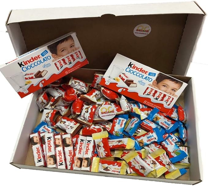 Idee Regalo Natale Kinder.Snack Box Kinder Confezione Scatola Regalo Mini Assortiti 63 Pz Selezione Bueno Cereali Barrette Cioccolato Al Latte Dolci Idee Pausa Caffe Ufficio Feste Compleanno Regalini Gadget Amazon It Alimentari E Cura Della Casa